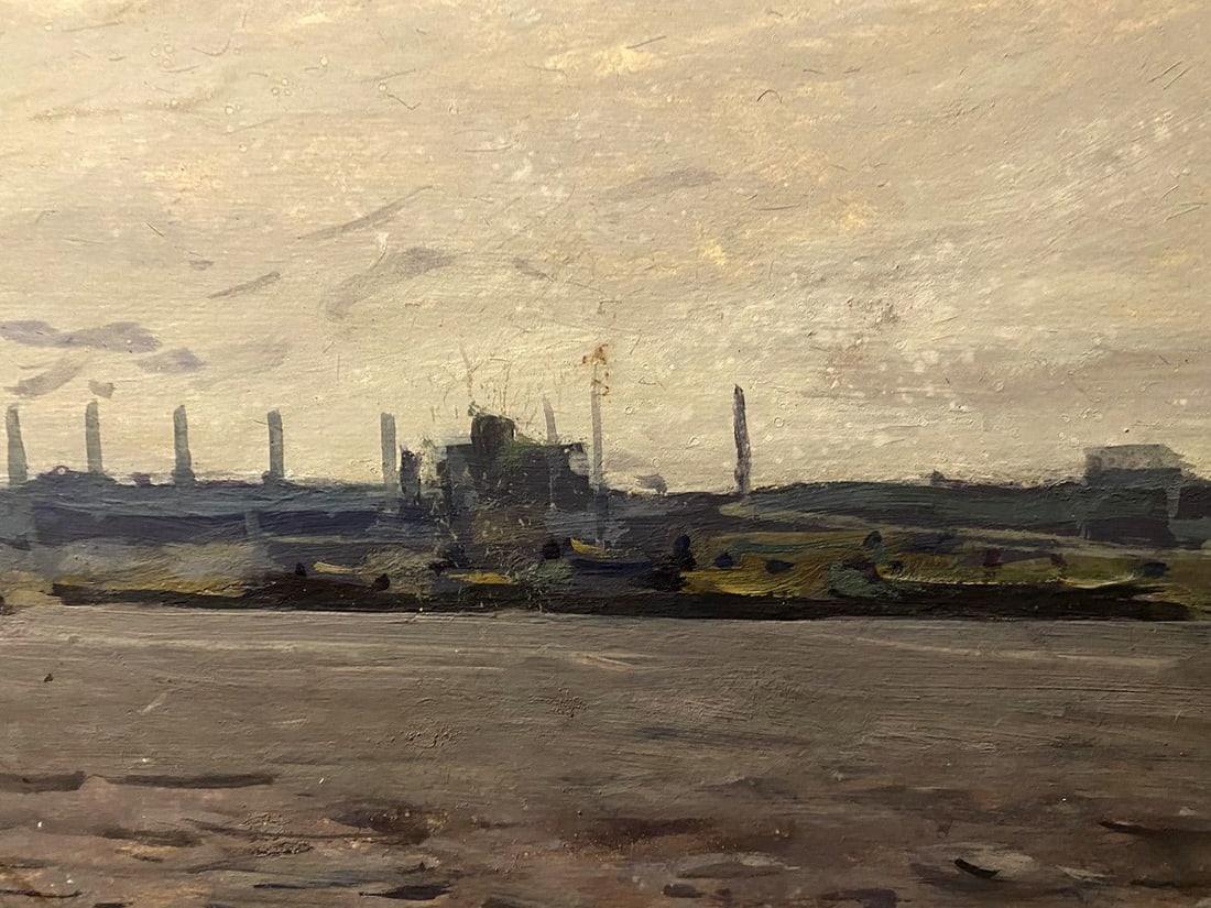 Oil painting Dnieper near Zaporozhye Georgy Kolosovsky - 4