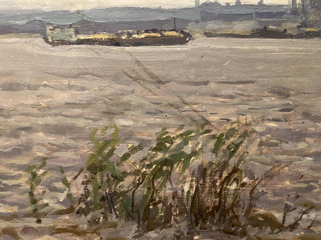 Oil painting Dnieper near Zaporozhye Georgy Kolosovsky - 5