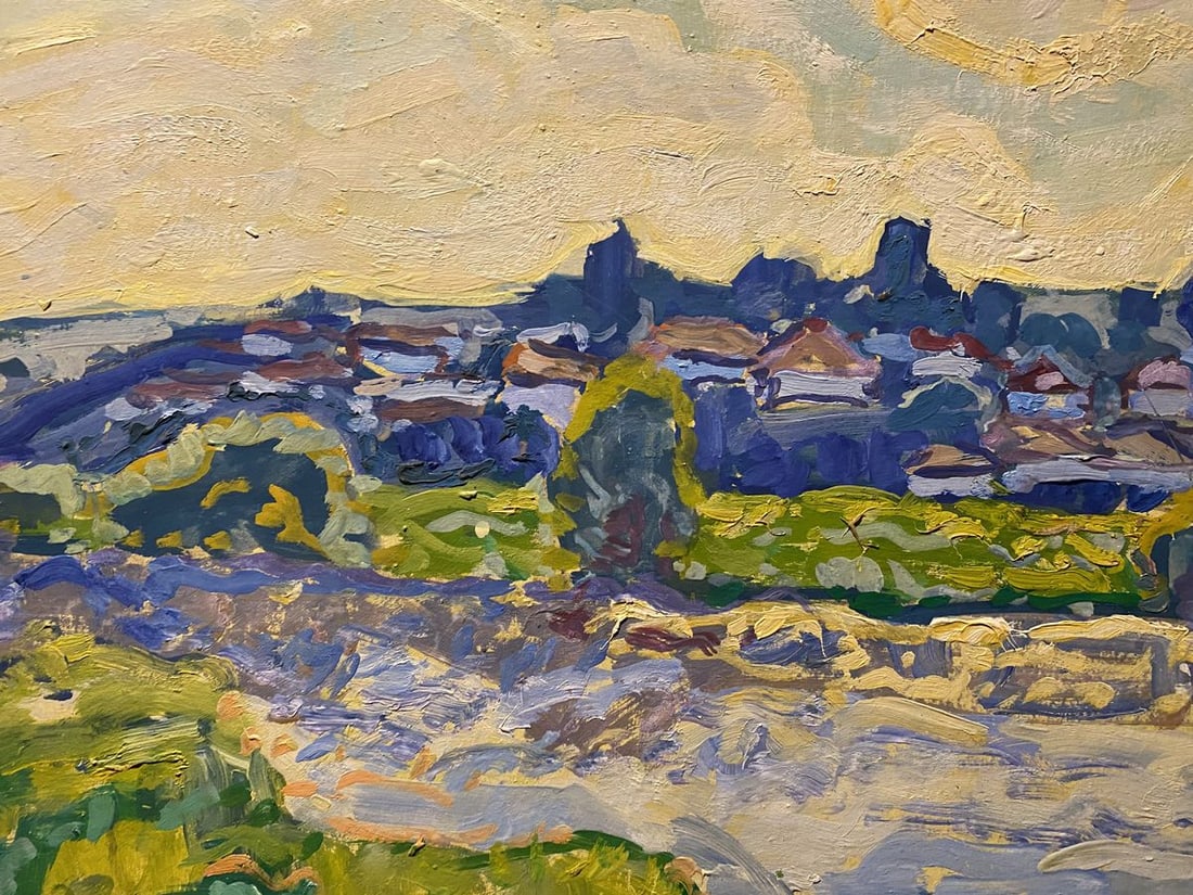 Oil painting Morning in the village Georgy Kolosovsky - 2