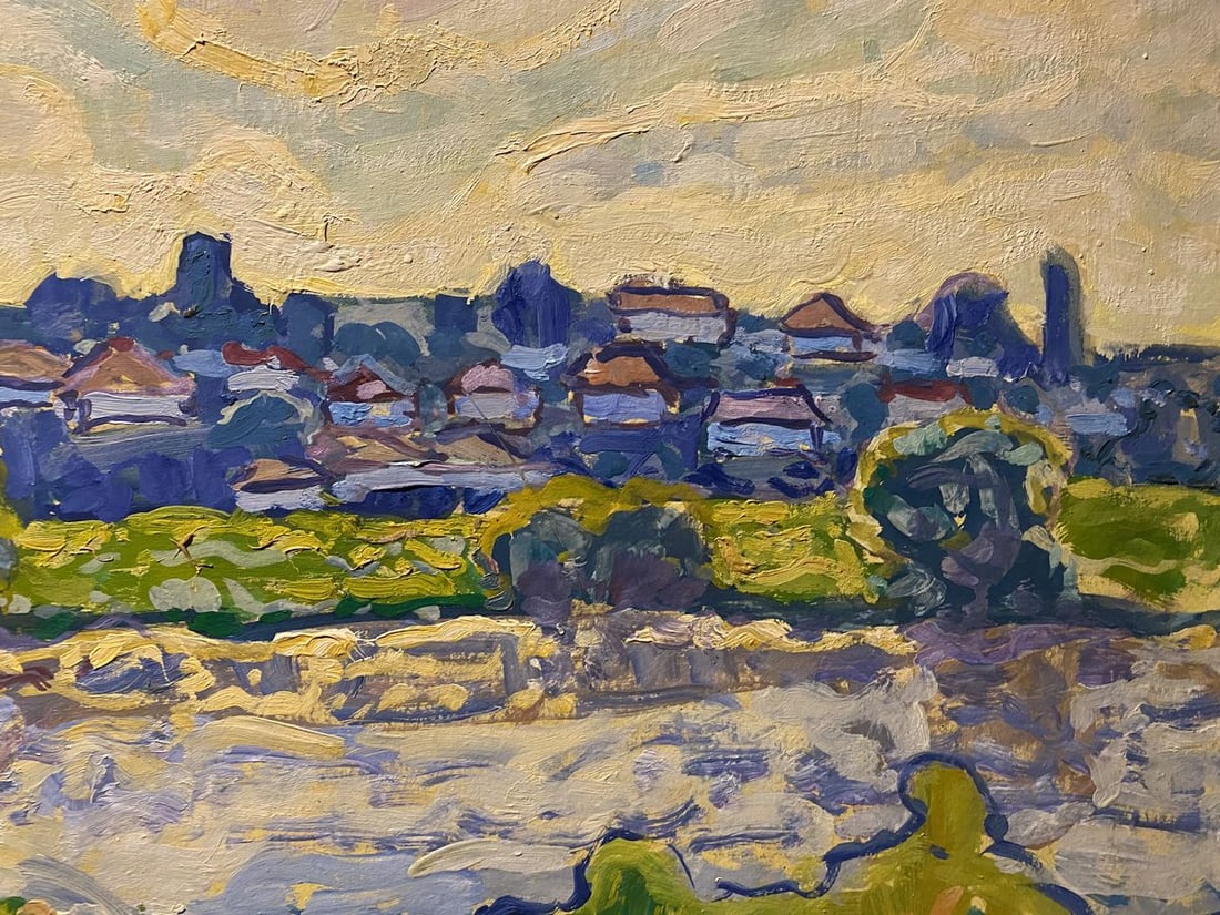 Oil painting Morning in the village Georgy Kolosovsky - 3