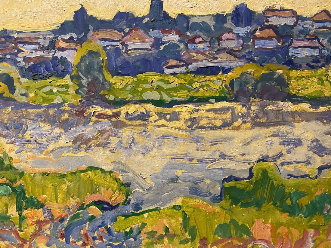 Oil painting Morning in the village Georgy Kolosovsky - 4
