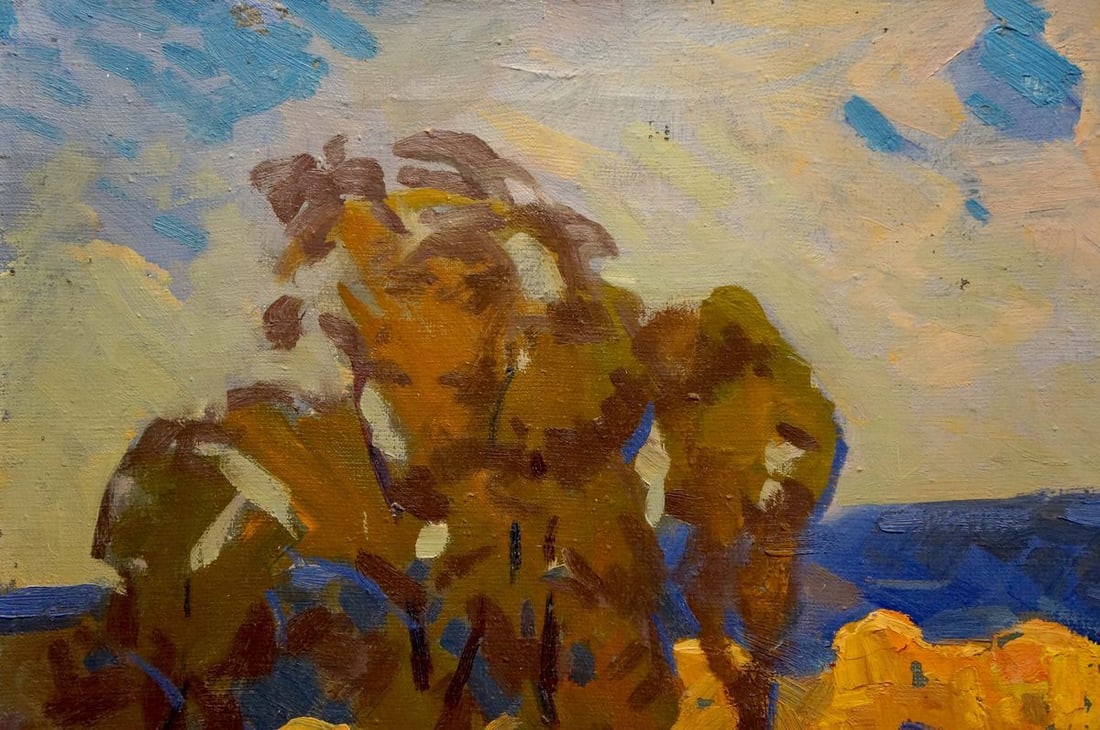 Oil painting Autumn landscape Tyukha Ivan Andreevich - 3