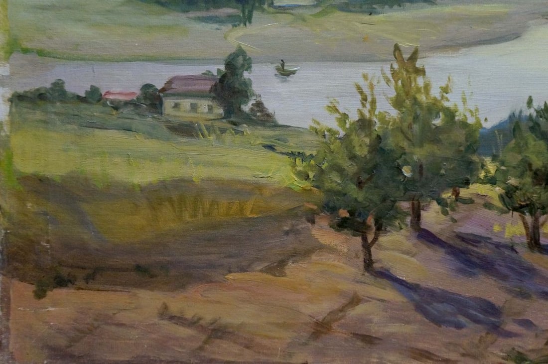Oil painting Beautiful view - 2