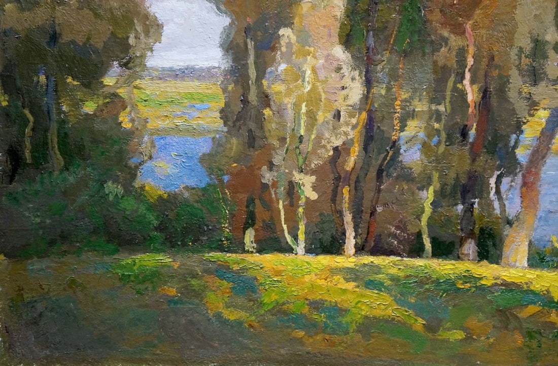 Oil painting Natural landscape Minka Alexander Fedorovich - 2
