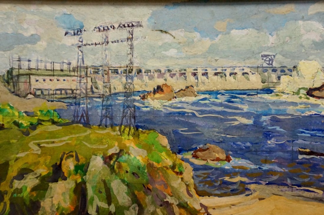 Oil painting Dam Fomin Anatoly Nikiforovich - 4