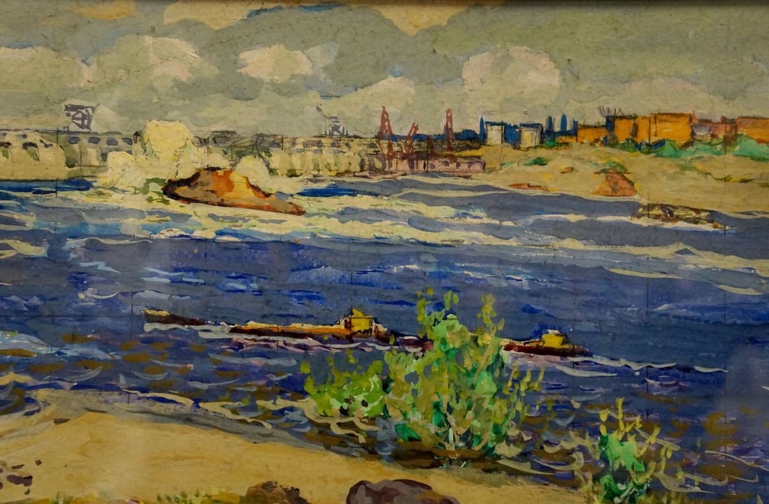 Oil painting Dam Fomin Anatoly Nikiforovich - 5