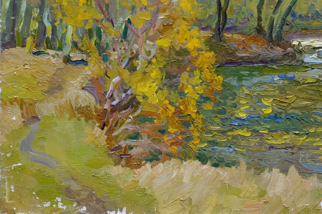Oil painting House by the shore Minka Alexander Fedorovich - 2
