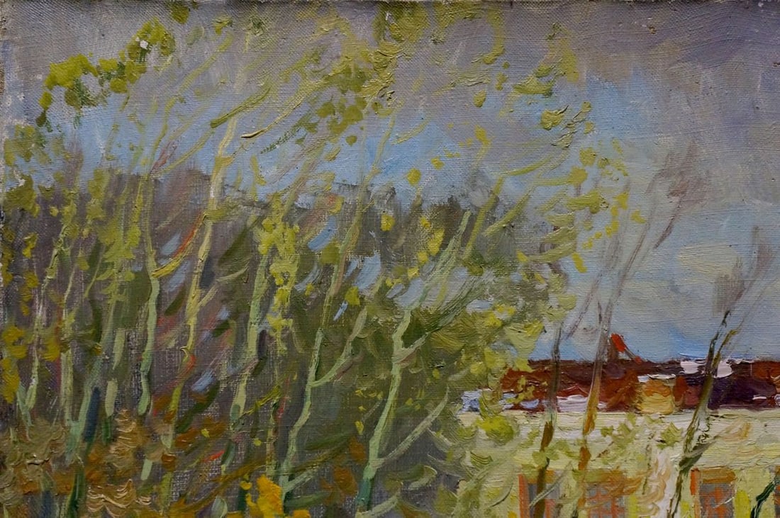Oil painting House by the shore Minka Alexander Fedorovich - 3