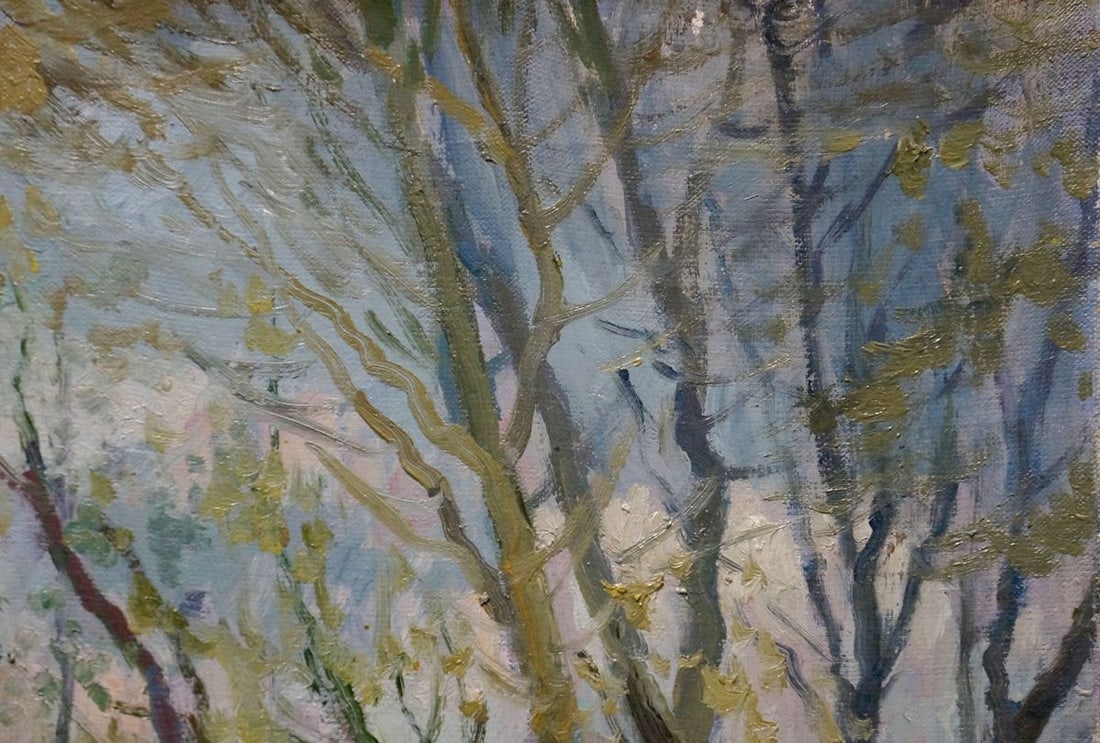 Oil painting Autumn landscape Minka Alexander Fedorovich - 4
