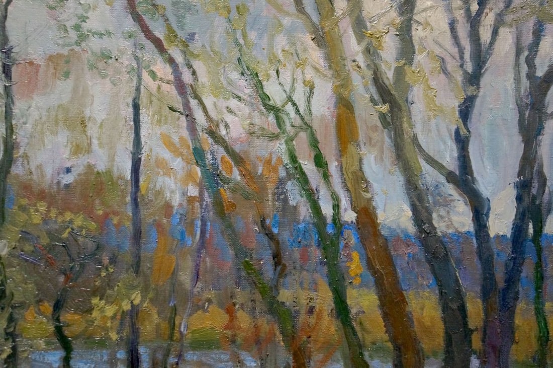 Oil painting Autumn landscape Minka Alexander Fedorovich - 6