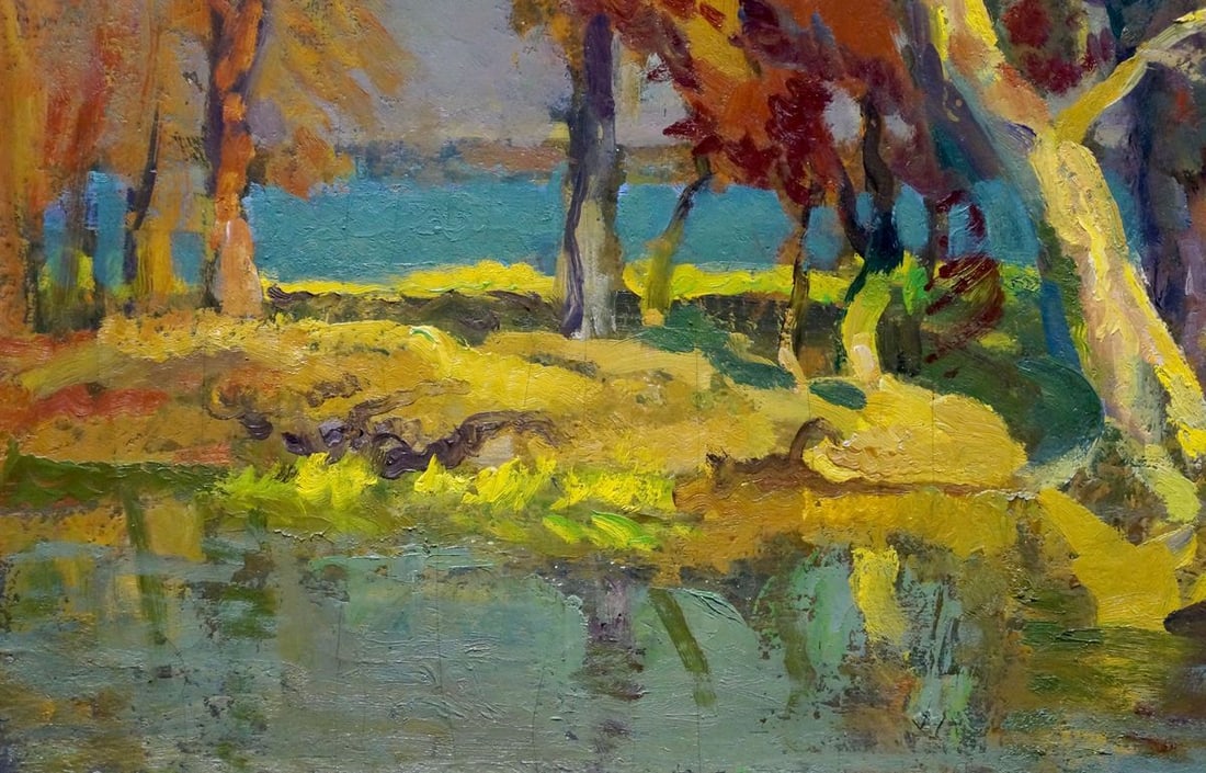 Oil painting Gold autumn Minka Alexander Fedorovich - 2