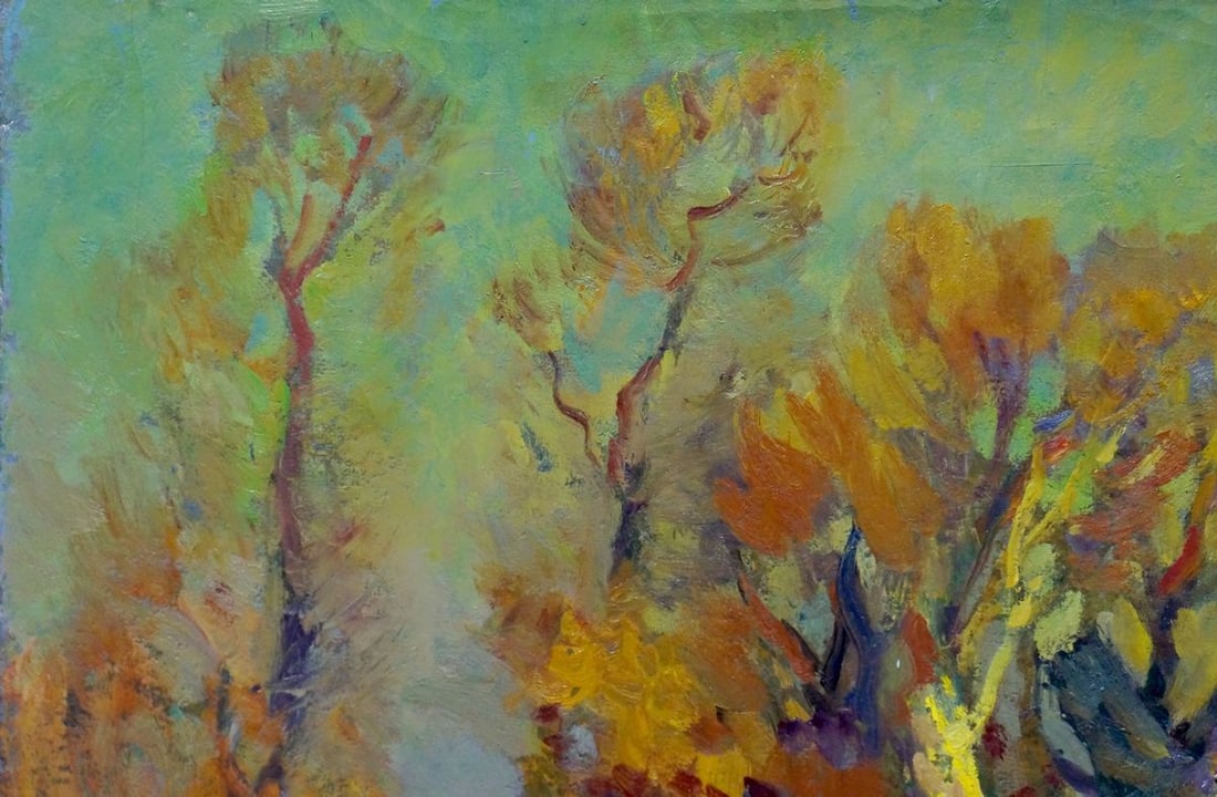 Oil painting Gold autumn Minka Alexander Fedorovich - 3