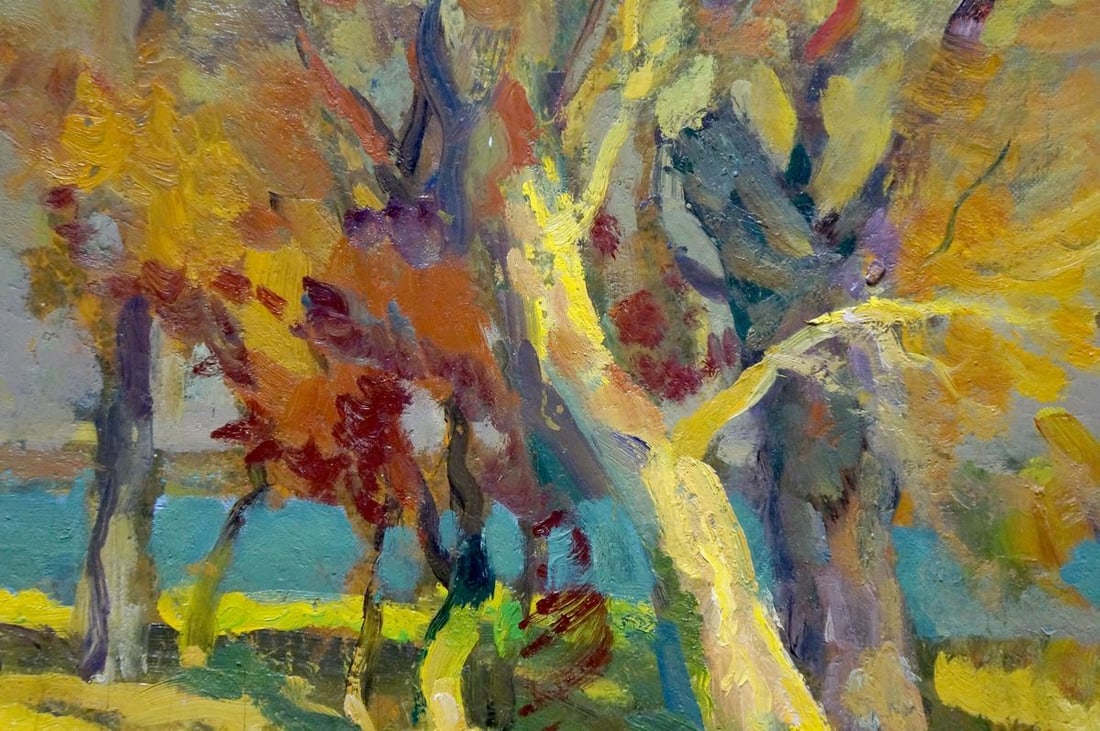 Oil painting Gold autumn Minka Alexander Fedorovich - 6