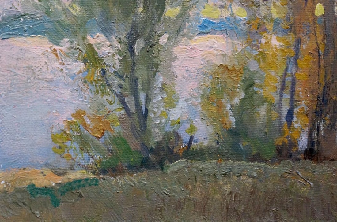 Oil painting Autumn landscape Minka Alexander Fedorovich - 2