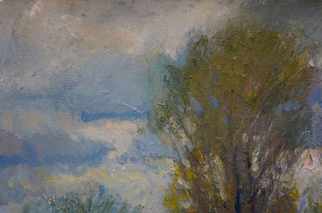 Oil painting Autumn landscape Minka Alexander Fedorovich - 3