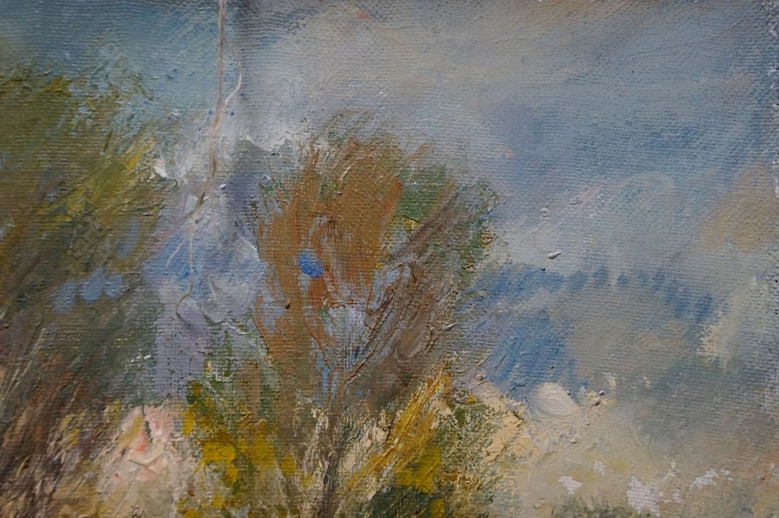 Oil painting Autumn landscape Minka Alexander Fedorovich - 4