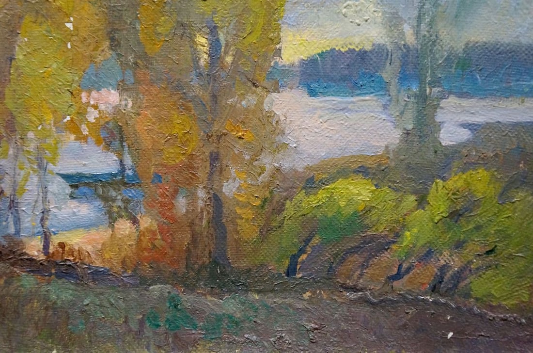 Oil painting Autumn landscape Minka Alexander Fedorovich - 5