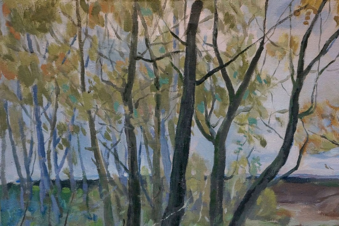 Oil painting Forest landscape Minka Alexander Fedorovich - 3