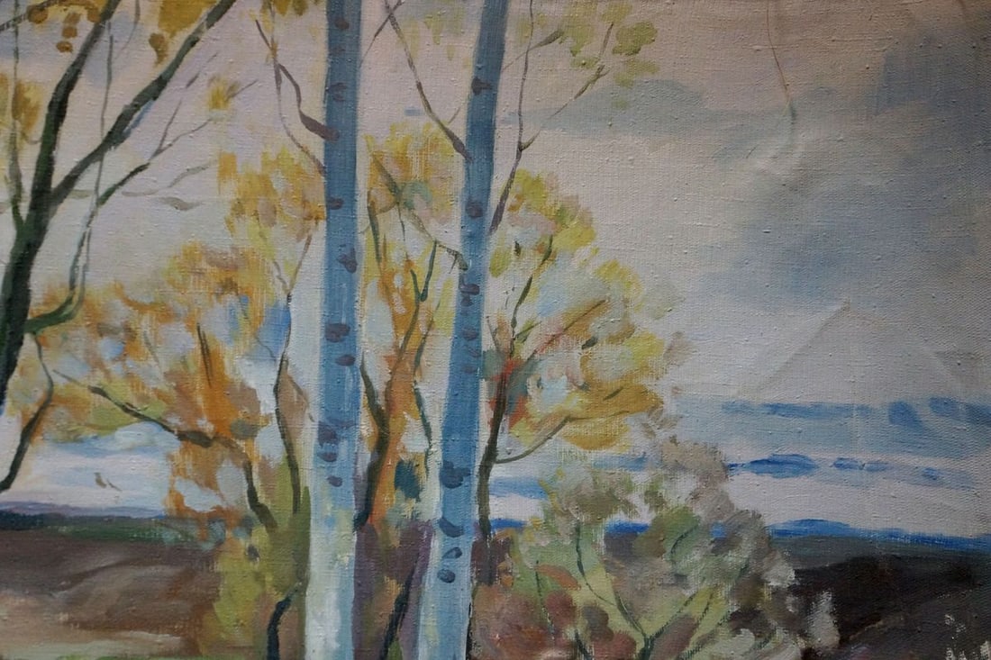 Oil painting Forest landscape Minka Alexander Fedorovich - 4