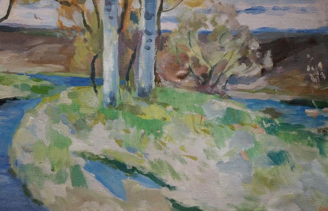 Oil painting Forest landscape Minka Alexander Fedorovich - 5