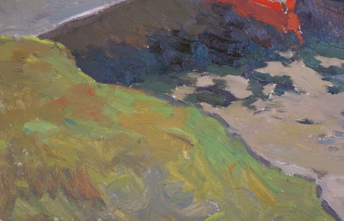 Oil painting Camp by the shore Sevastyanov Viktor Grigorievich - 2