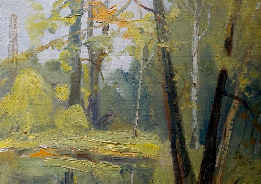 Oil painting Natural landscape Konovalyuk Fedor Zotikovich - 5