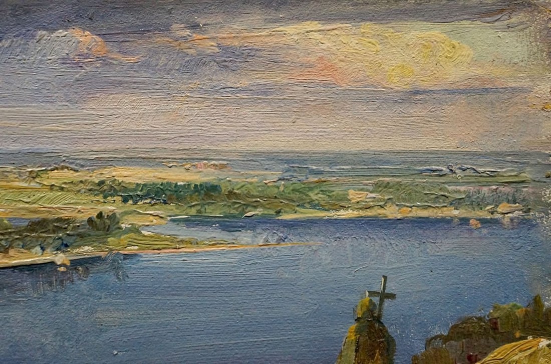 Oil painting After the rain Konovalyuk Fedor Zotikovich - 4