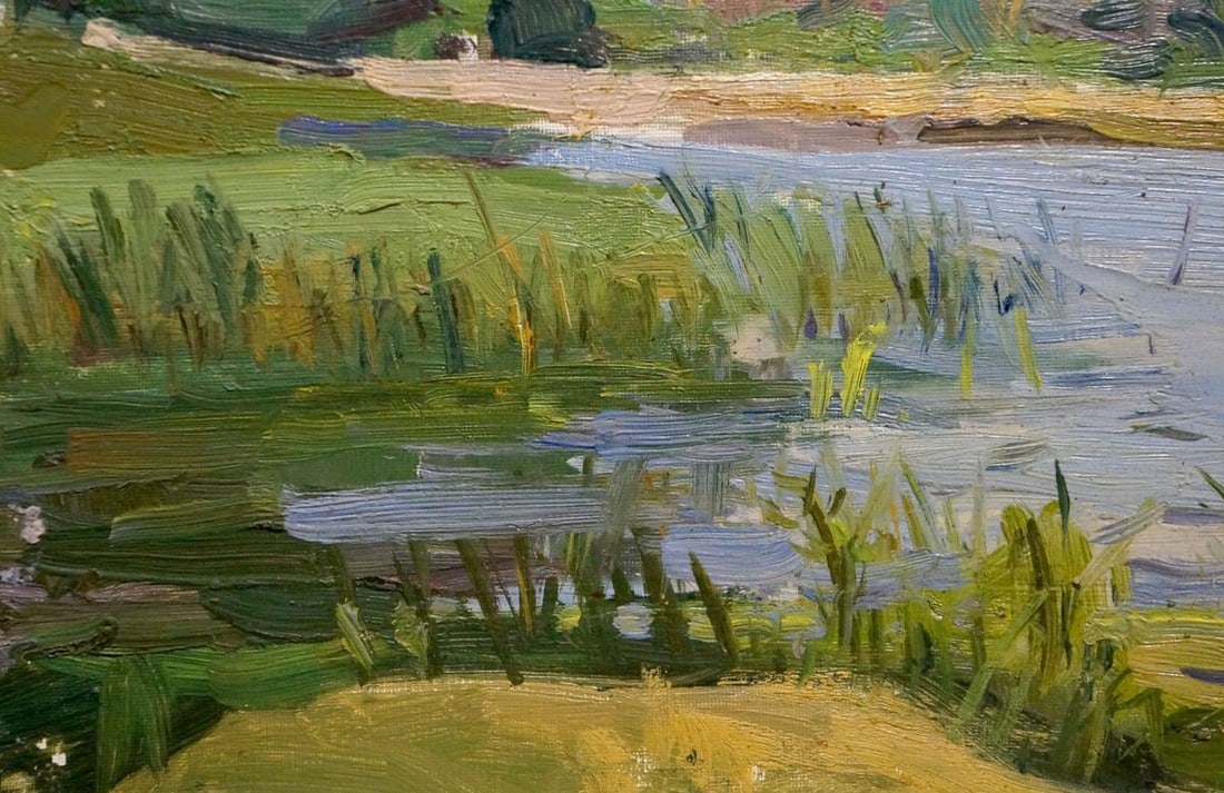 Oil painting Outdoors Buryachok Nikolay Ivanovich - 2