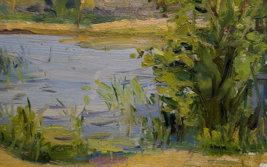 Oil painting Outdoors Buryachok Nikolay Ivanovich - 5