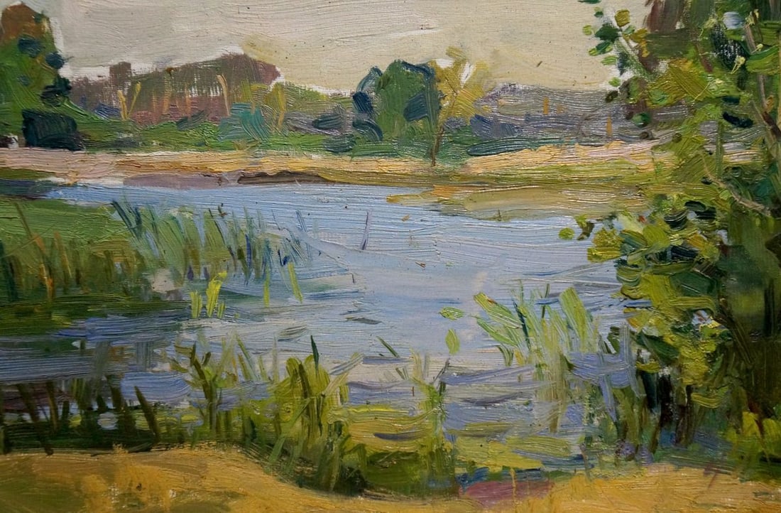 Oil painting Outdoors Buryachok Nikolay Ivanovich - 6