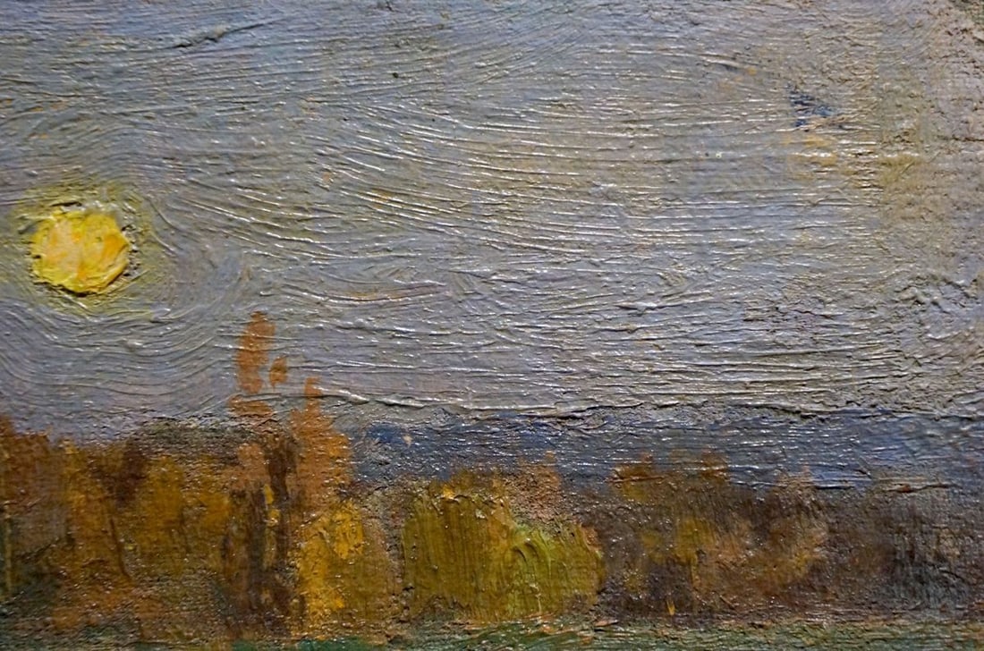 Oil painting A month over the forest Nevkritiy Denis Nikiforovich - 4
