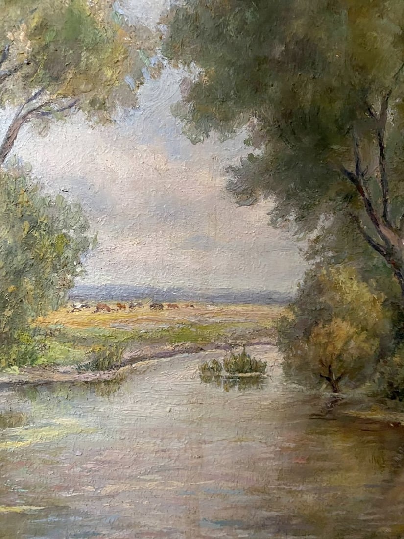 Oil painting On the river Litvinov Arkady Petrovich - 12