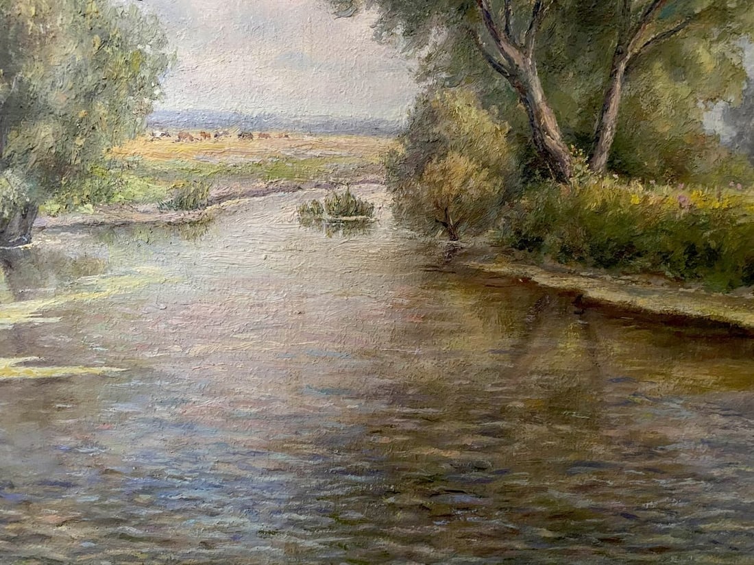 Oil painting On the river Litvinov Arkady Petrovich - 3