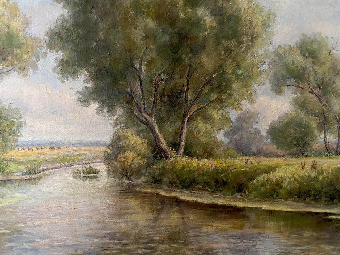 Oil painting On the river Litvinov Arkady Petrovich - 4