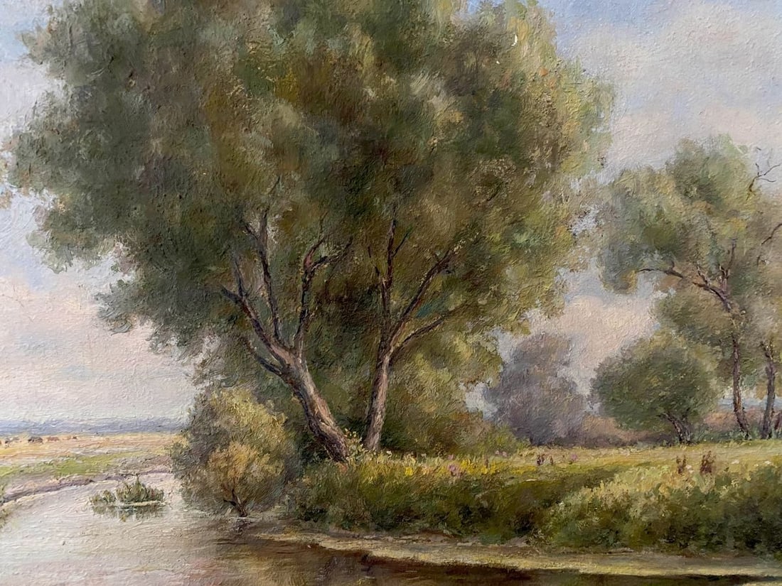Oil painting On the river Litvinov Arkady Petrovich - 6
