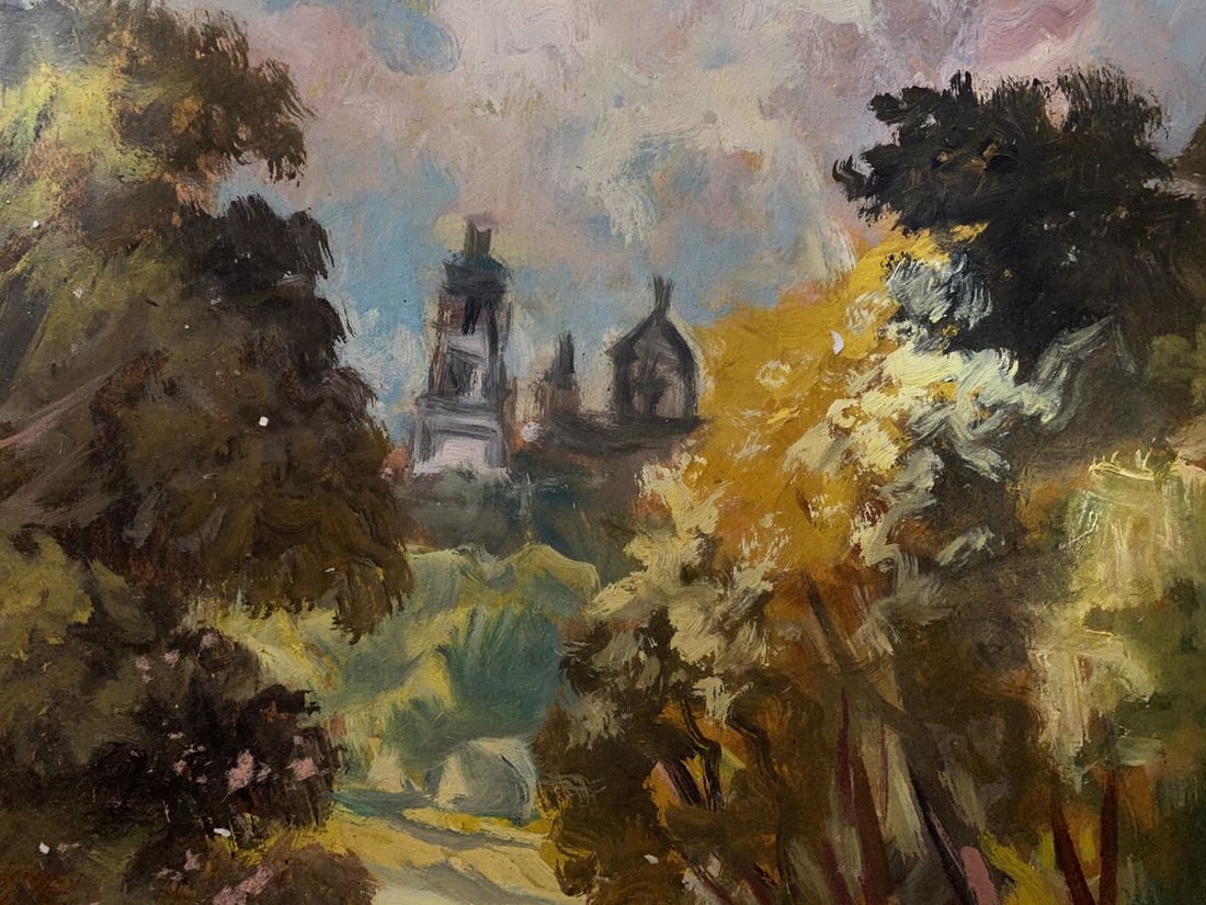 Oil painting By the ford Alexander Arkadievich Litvinov - 6