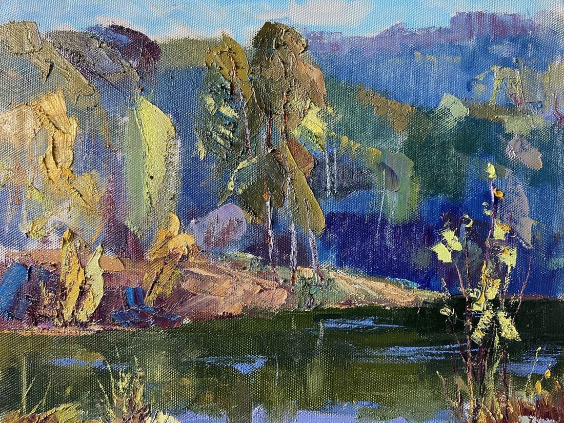 Oil painting Not a boring summer Kapotenko Ivan Ivanovich: NoGap 11 *** ABOUT THIS PAINTING *** * TITLE: "Not a boring summer" * ARTISTS: Kapotenko Ivan Ivanovich * SIZE: 40x50 cm/'15.74x19.68 inches' * MEDIUM: oil, canvas * HAND PAINTED: Original painting fr