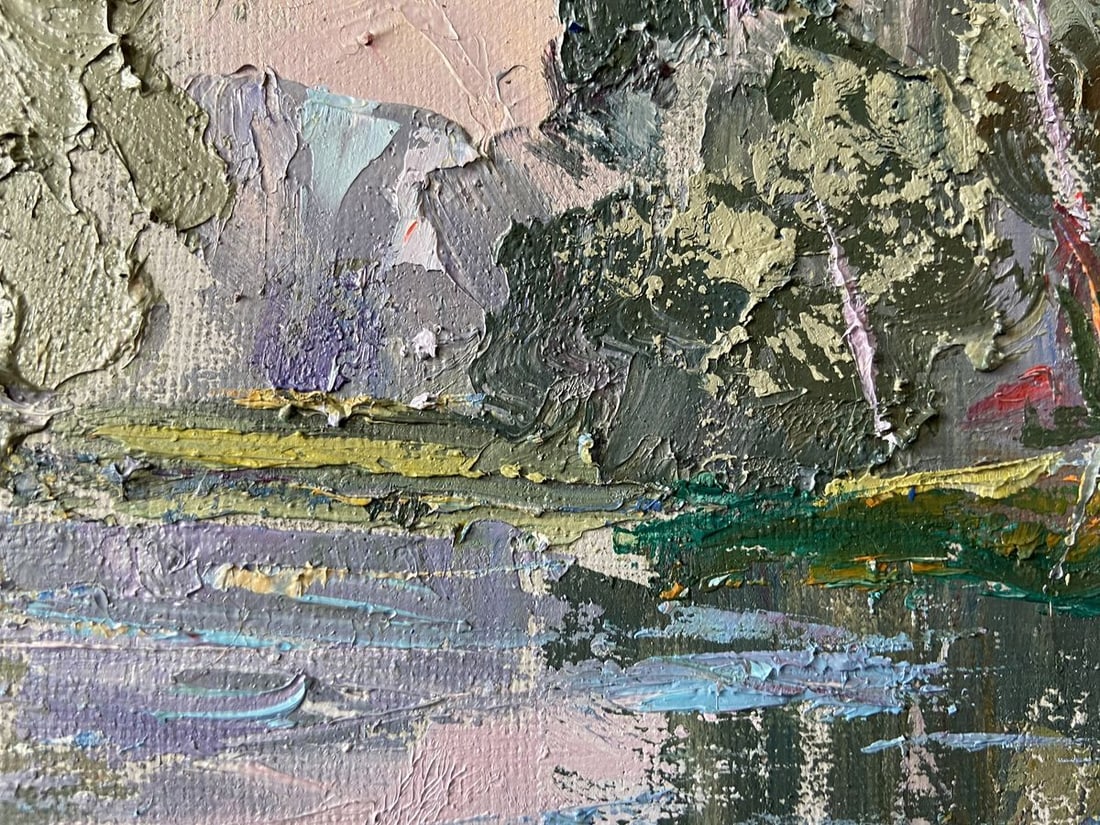 Oil painting Vorskla river Kapotenko Ivan Ivanovich - 6