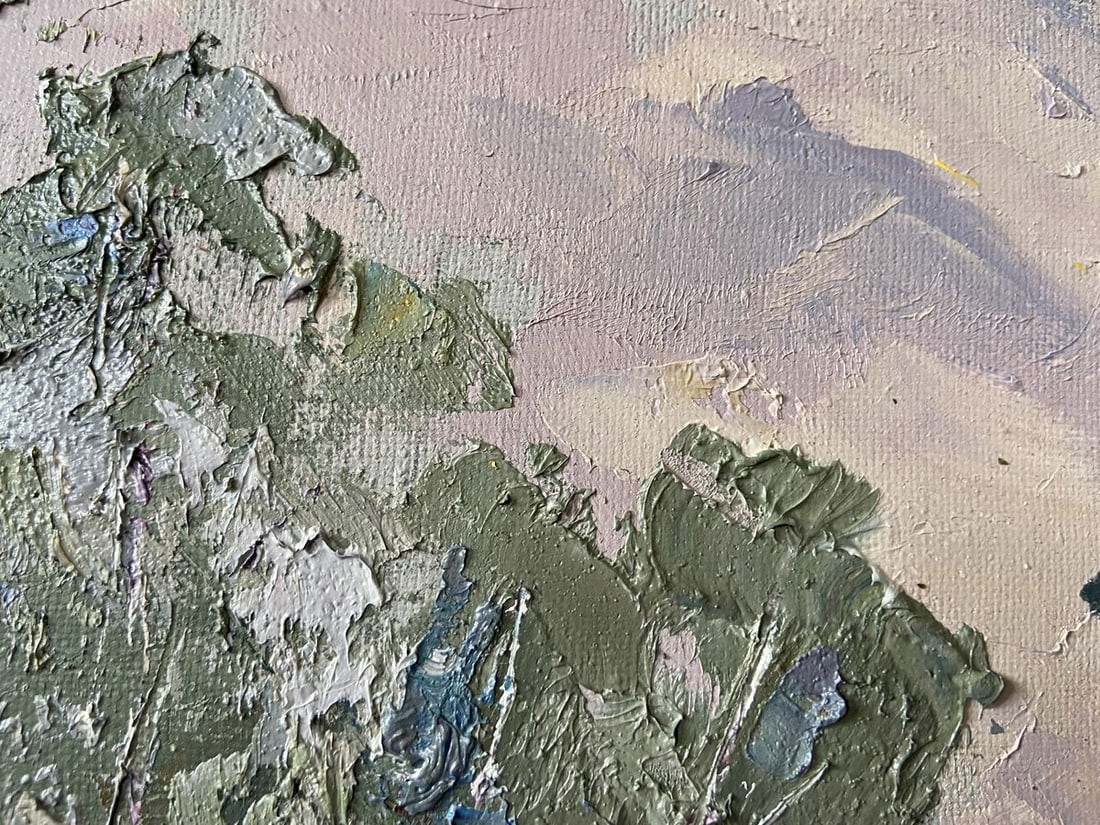 Oil painting Vorskla river Kapotenko Ivan Ivanovich - 7