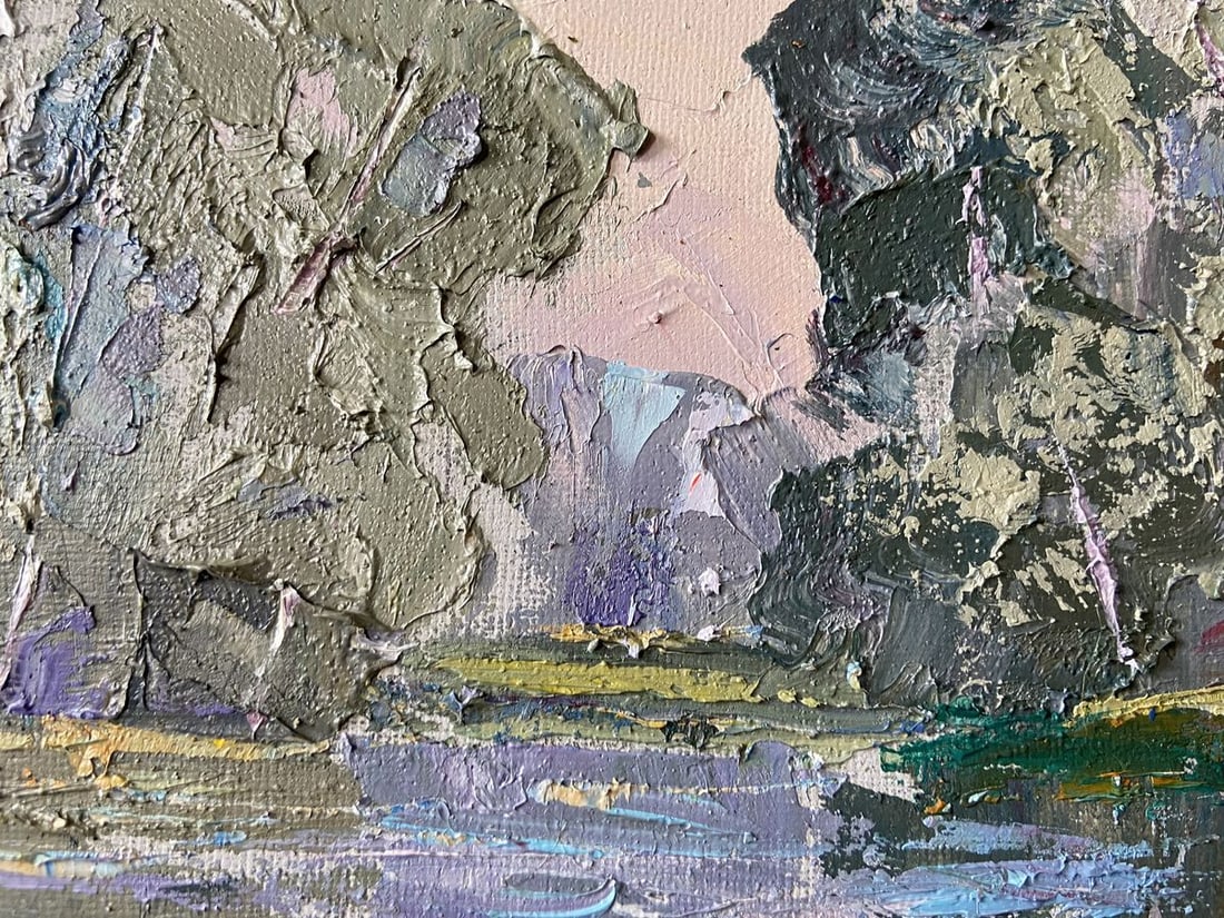Oil painting Vorskla river Kapotenko Ivan Ivanovich - 8