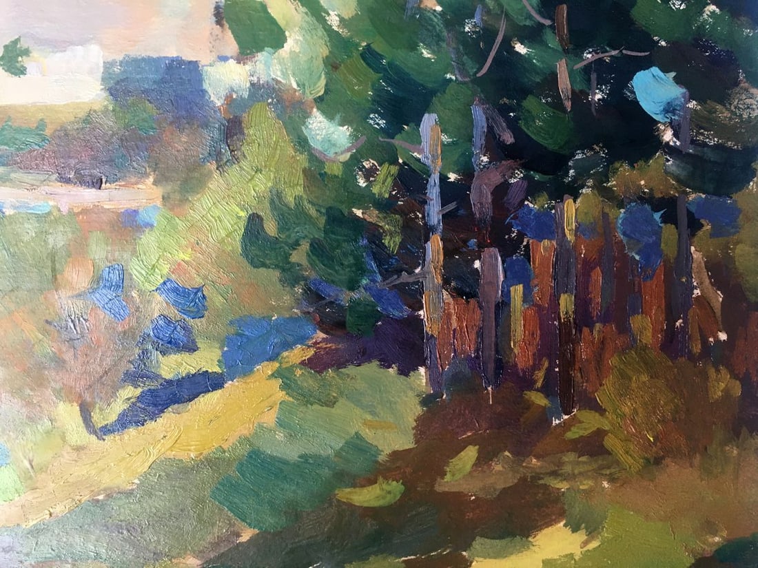 Oil painting City view Peter Tovpev - 6