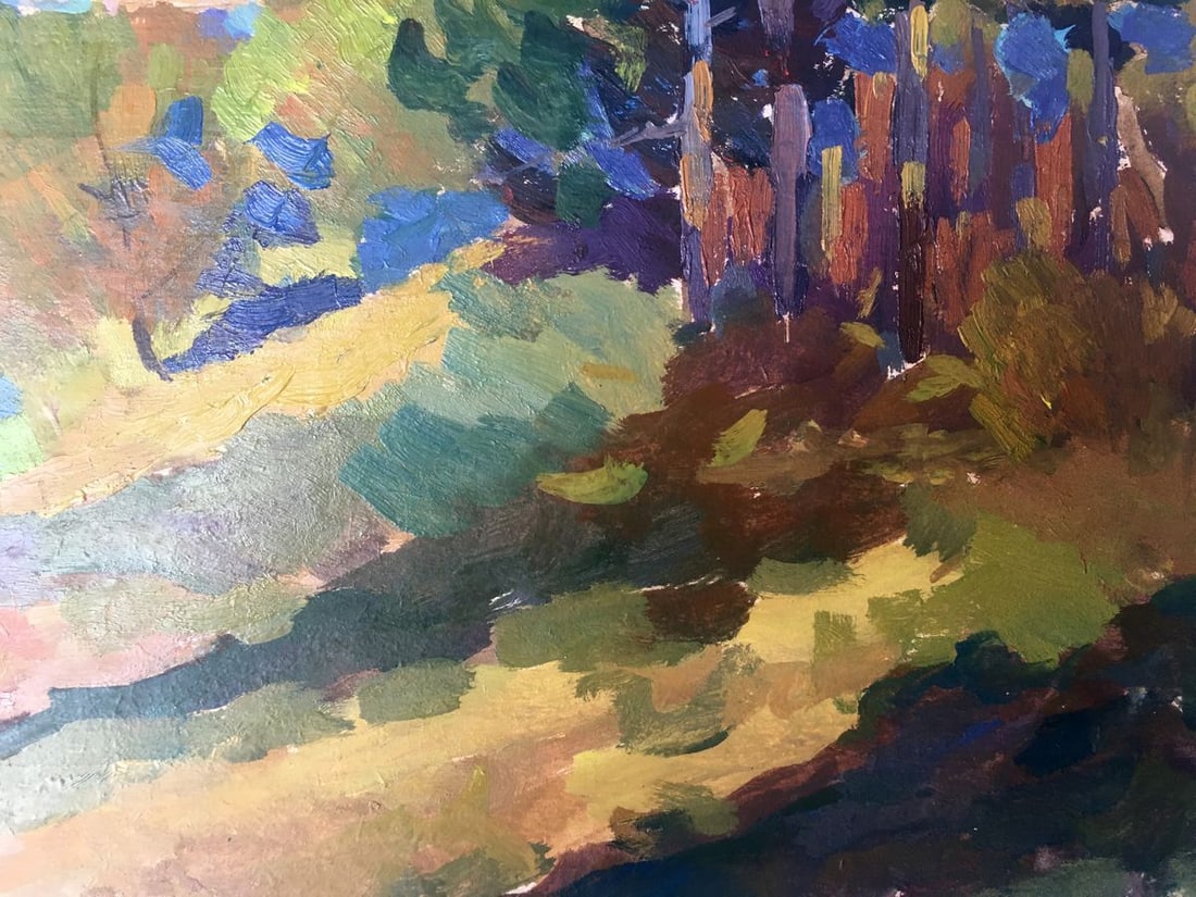 Oil painting City view Peter Tovpev - 8