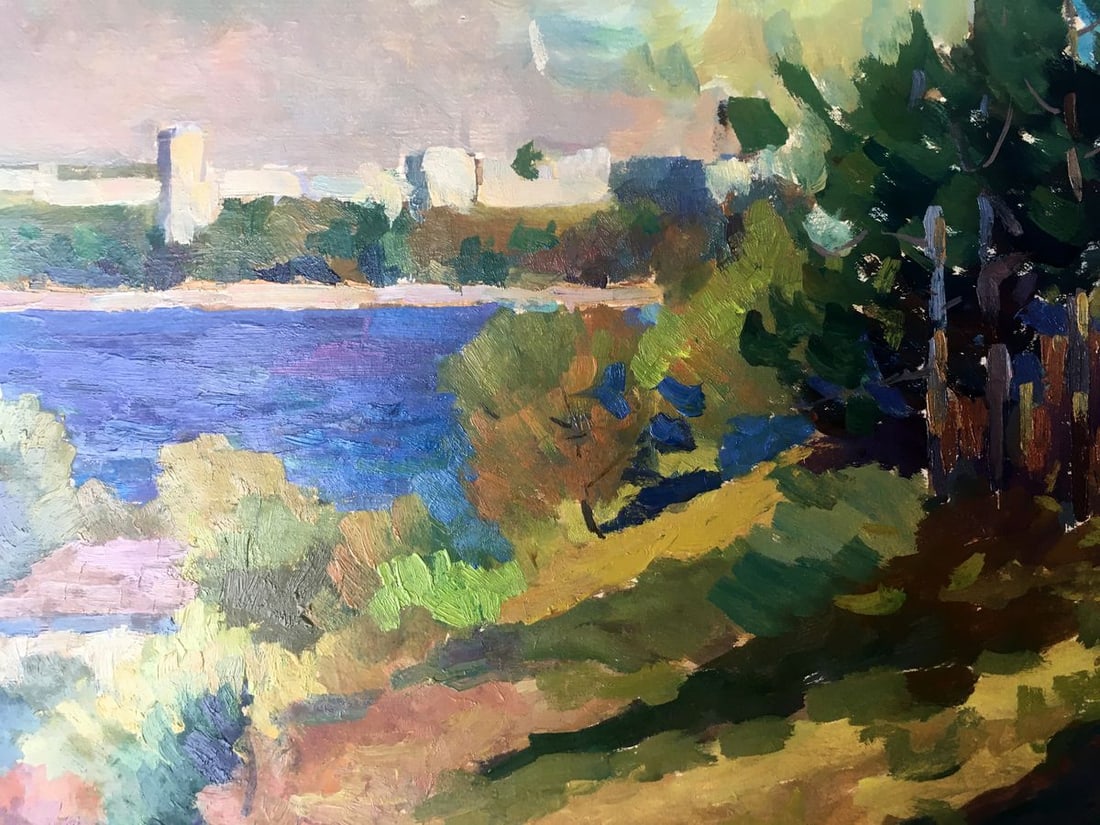 Oil painting City view Peter Tovpev - 9