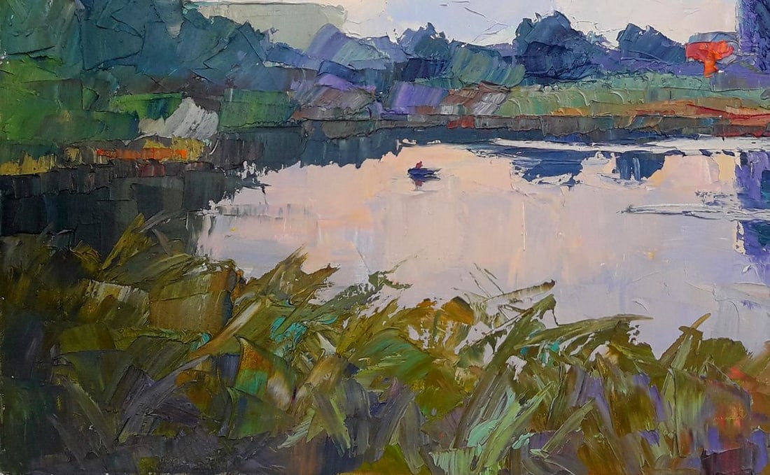Oil painting River bed Serdyuk Boris Petrovich - 6