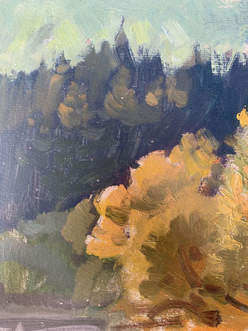 Oil painting Walk in the autumn forest Batrakov Vladimir Grigorievich - 4