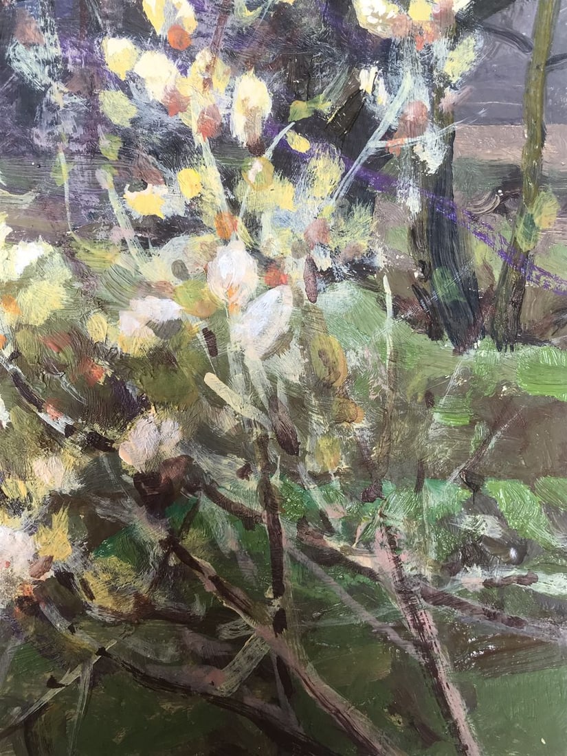 Oil painting Spring motif Batrakov Vladimir Grigorievich - 10