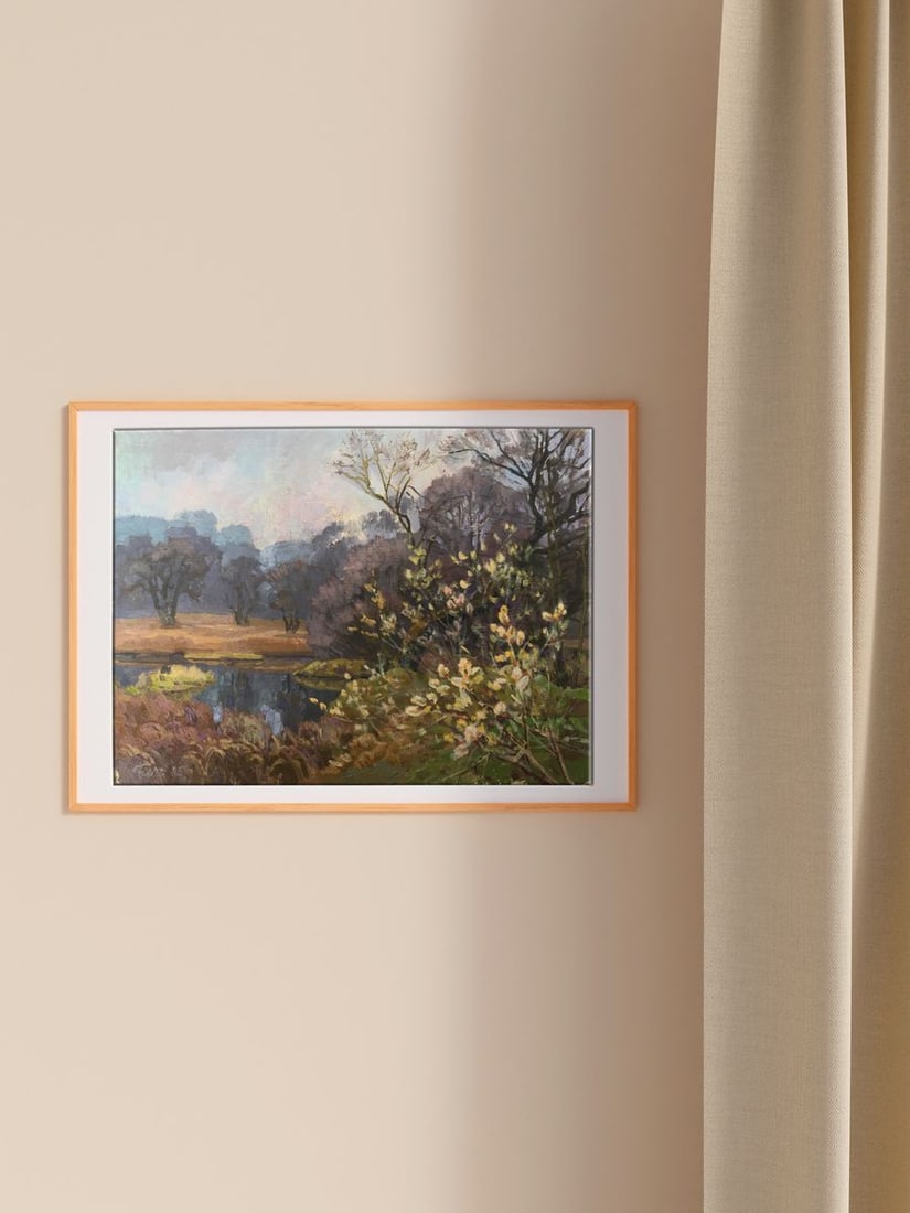 Oil painting Spring motif Batrakov Vladimir Grigorievich - 3