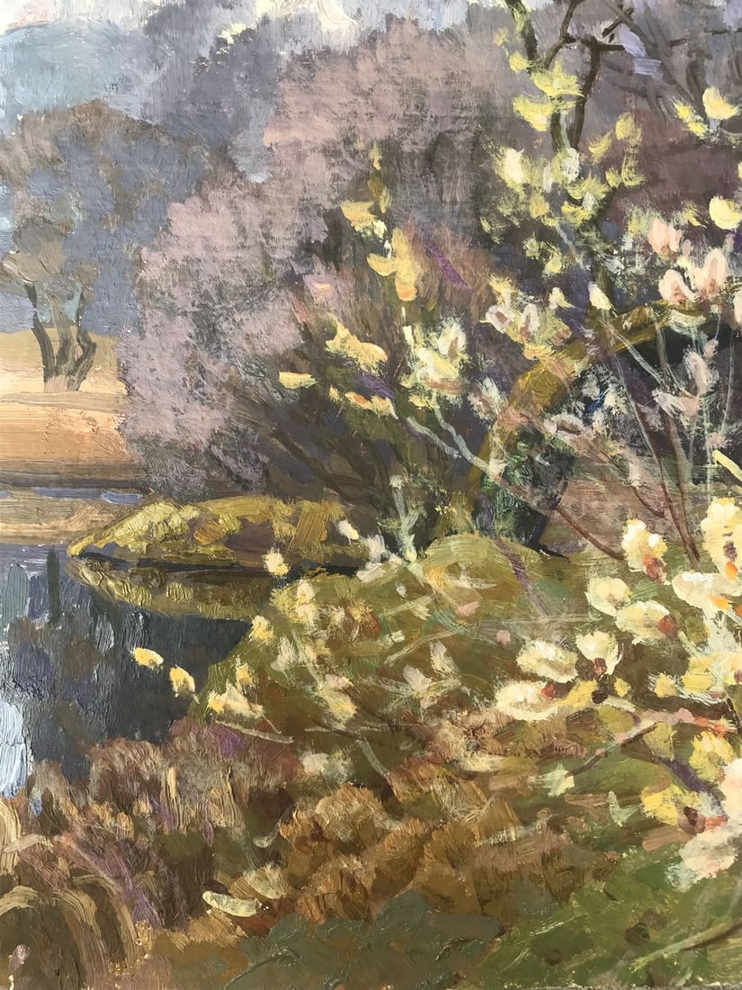 Oil painting Spring motif Batrakov Vladimir Grigorievich - 7