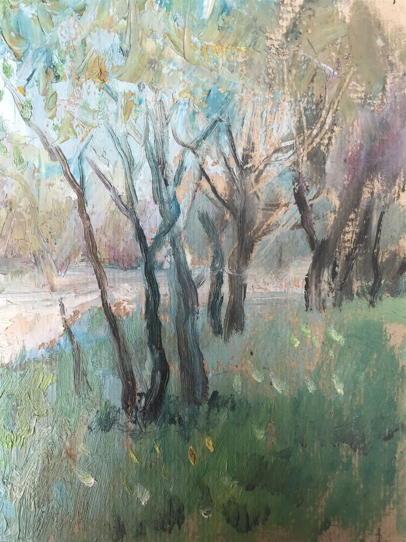 Oil painting River Snov Unknown artist - 10