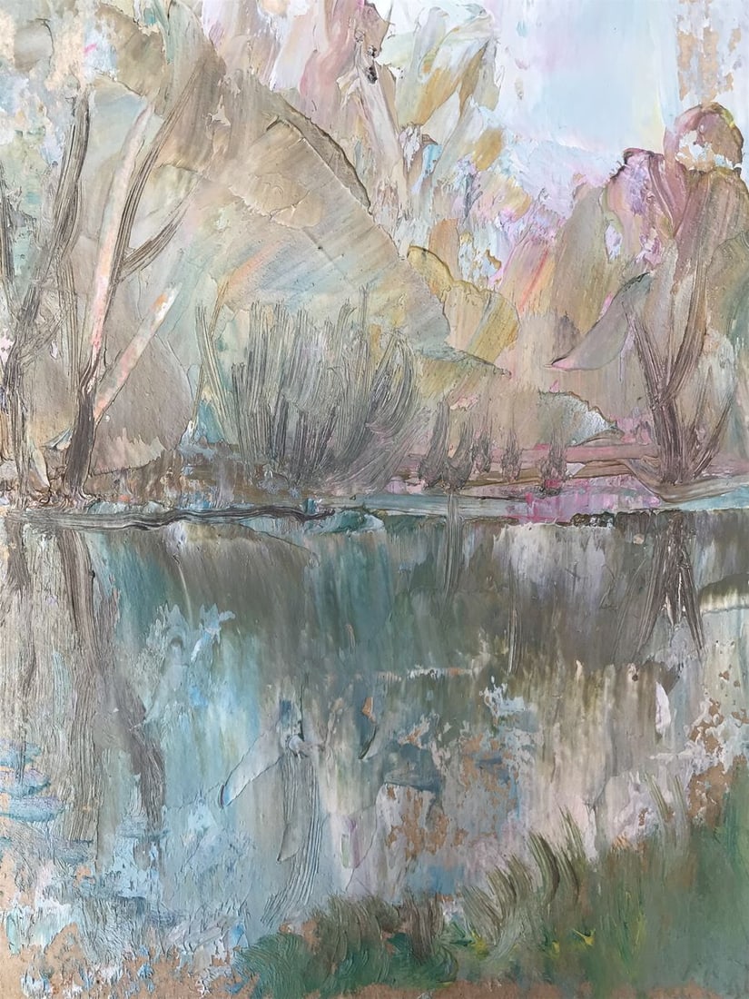 Oil painting River Snov Unknown artist - 5